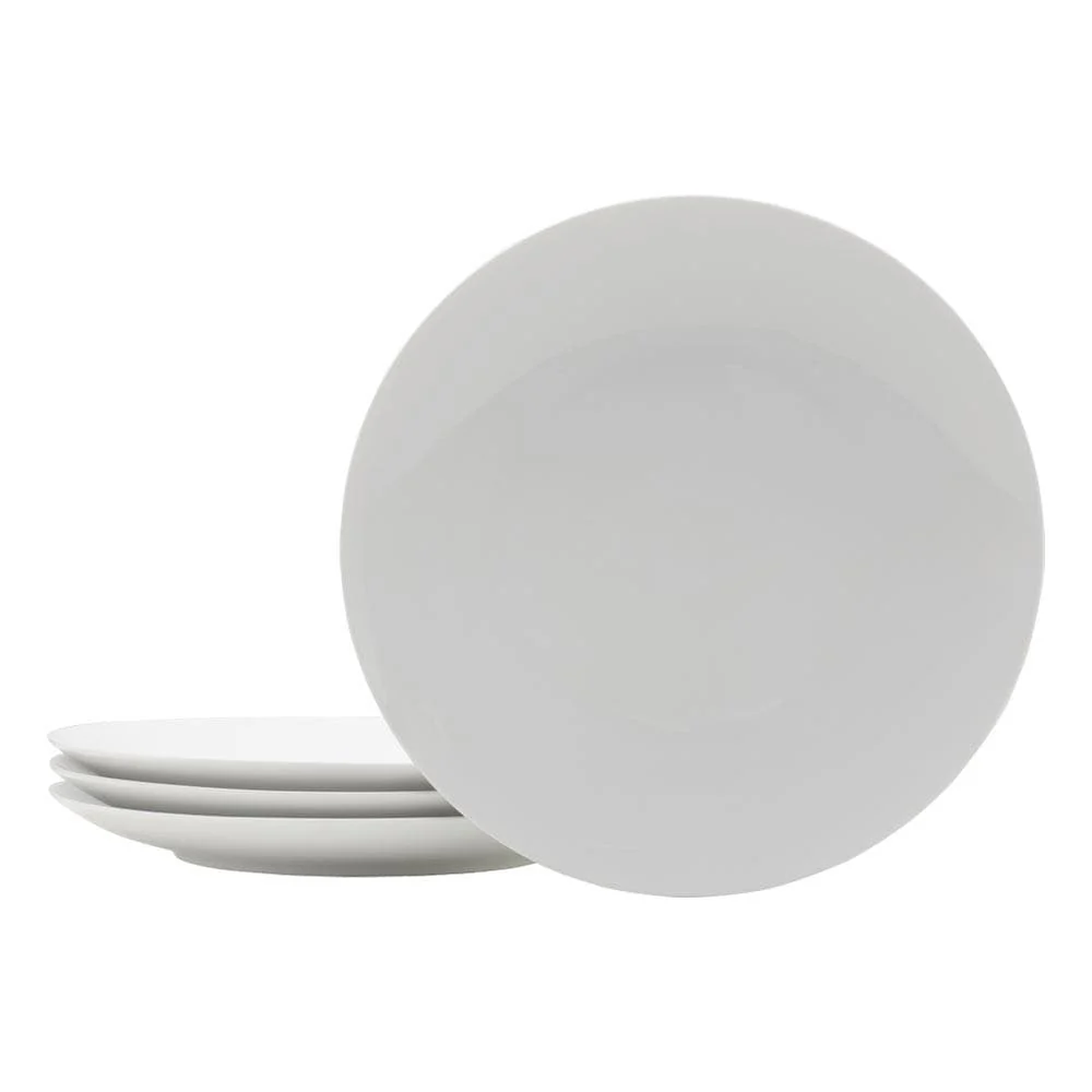 Everyday White® Coupe Set of 4 Dinner Plates view 2