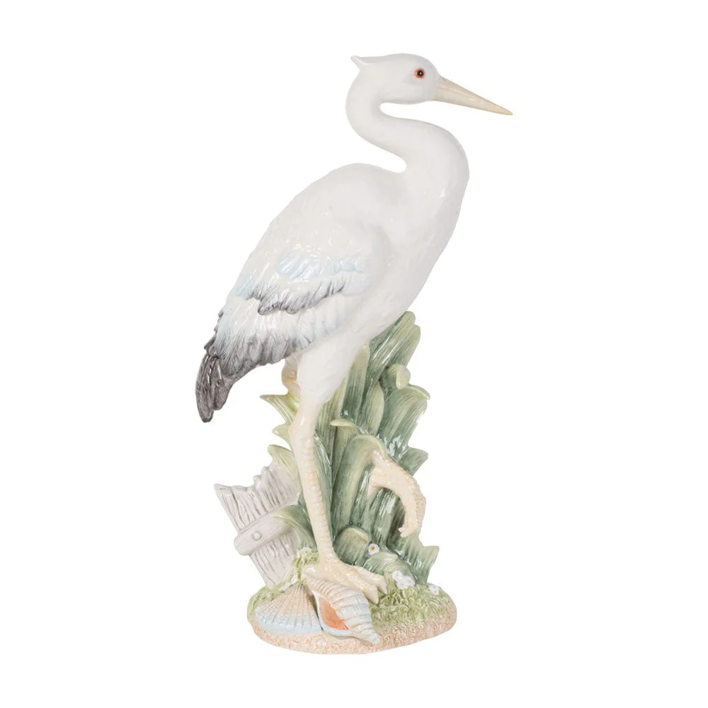 Newport Home Tall Egret Facing Forward 16 IN view 2