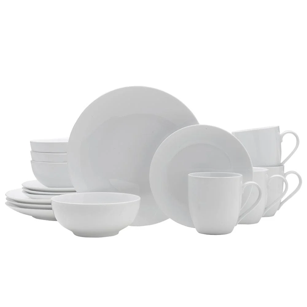 Everyday White® Coupe 16 Piece Dinnerware Set, Service for 4 view 2