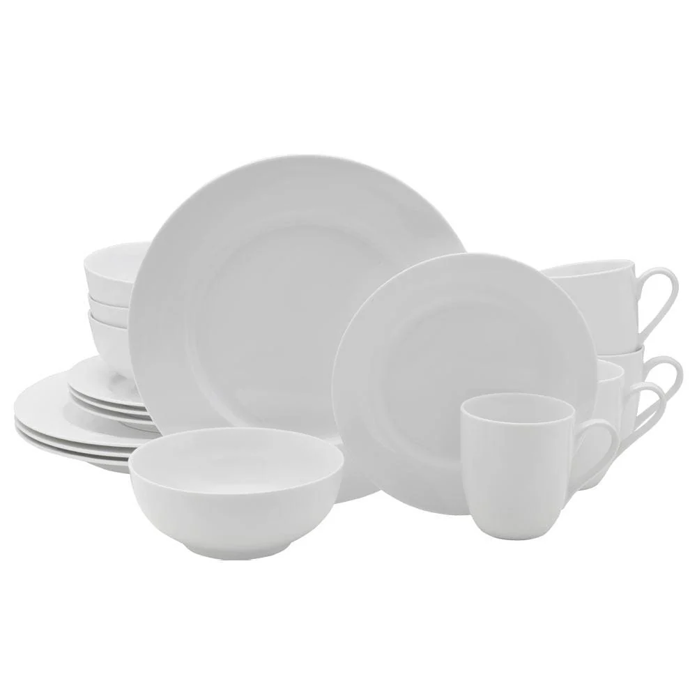 Everyday White® Classic Rim 16 Piece Dinnerware Set, Service for 4 view 2
