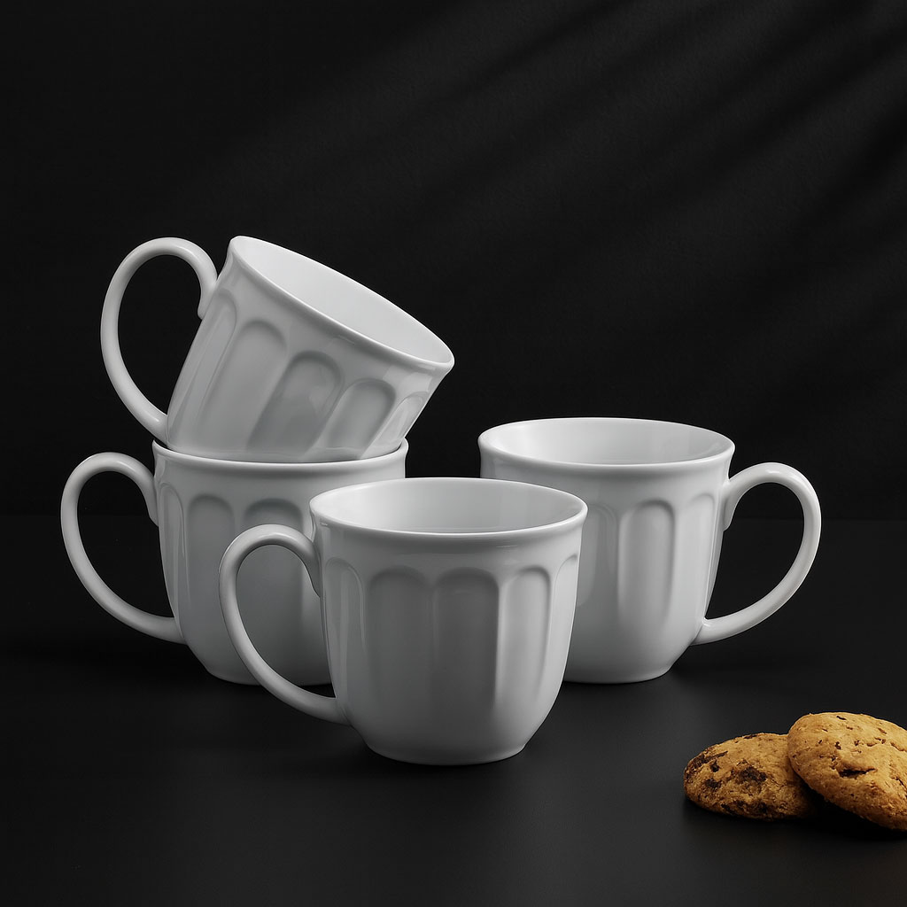 Instagram post - White ceramic mugs
